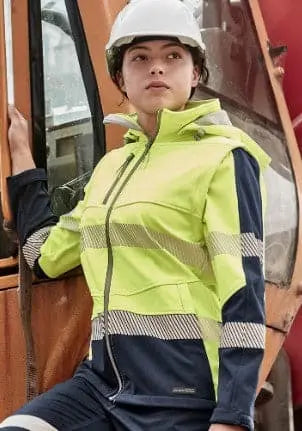 Syzmik Workwear Women's Streetworx 2 In 1 Stretch Softshell Jacket ZJ753 Syzmik